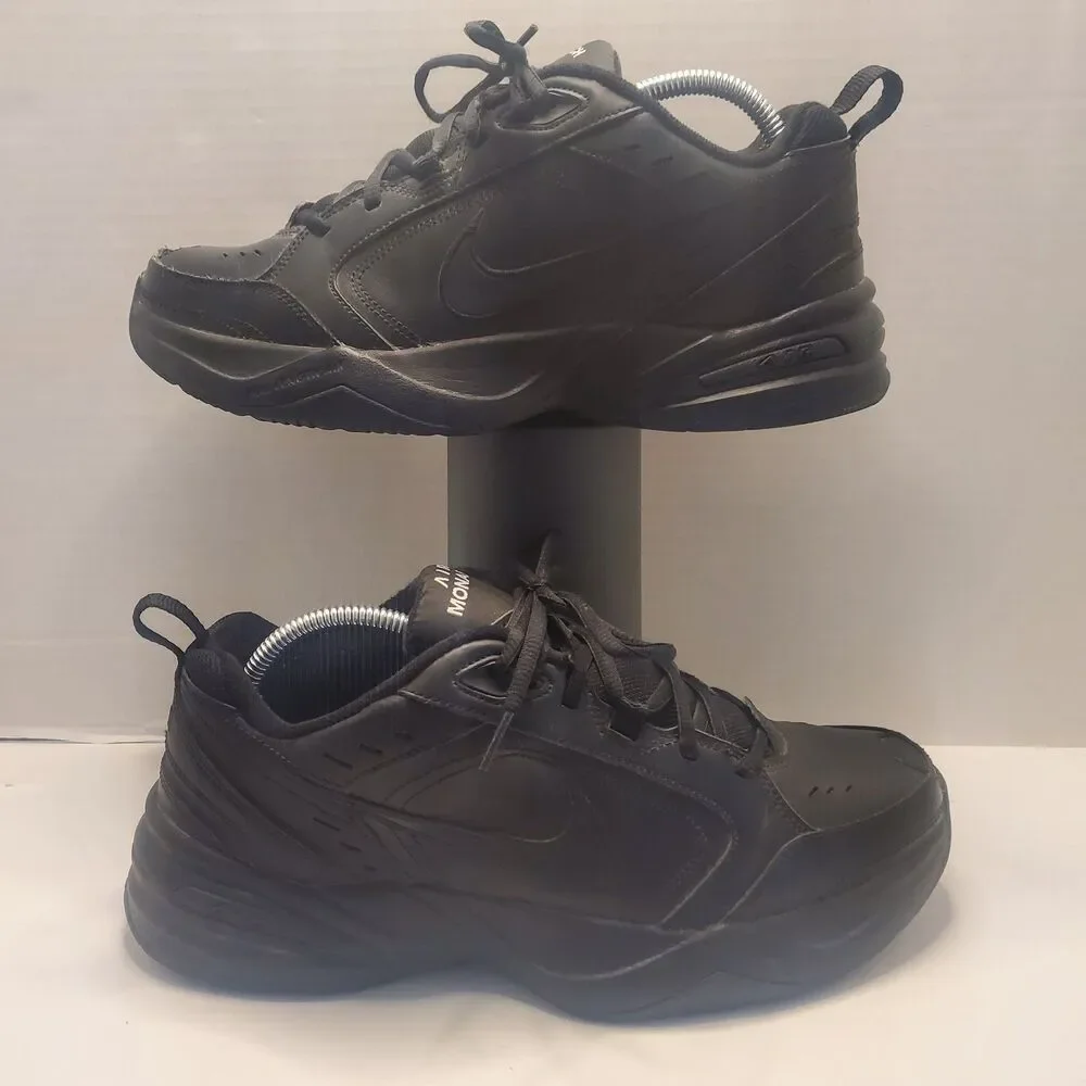 Nike Air Monarch IV Black Sneakers Men’s 10 Running Shoes 415445-001